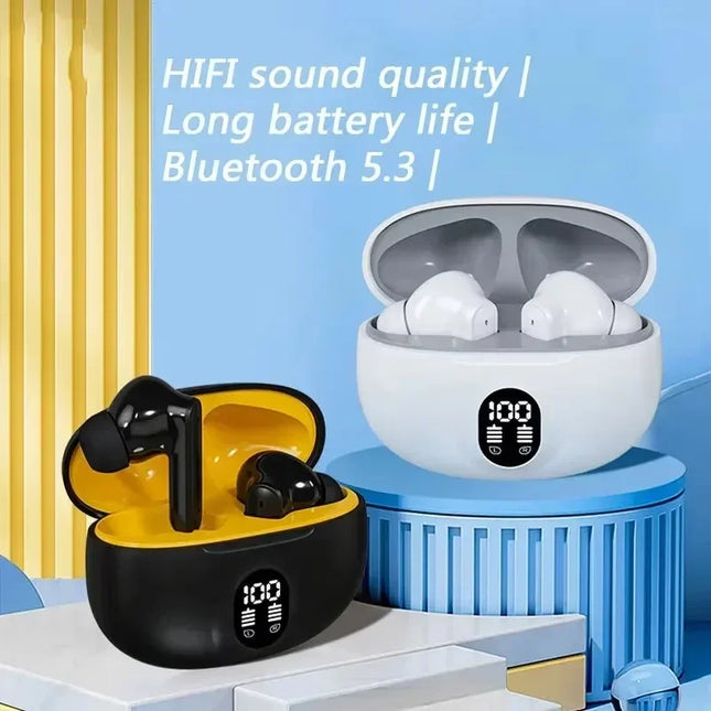 TWS Wireless Gaming Bluetooth Headphones with Microphone Noise Reduction High Fidelity for smartphones
