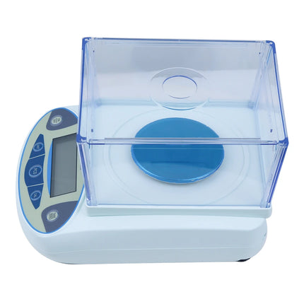 500gx0.001g Electronic Balance Scale with Windshield High Precision Laboratory Solid Analytical Digital Precision Balance Scale