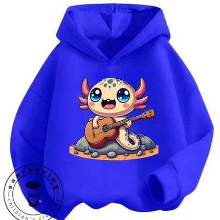 Kawaii Casual Toothless Hoodie 3-14Y Boys Girls Autumn Winter Cute Fashion Street Cartoon Outdoor Children