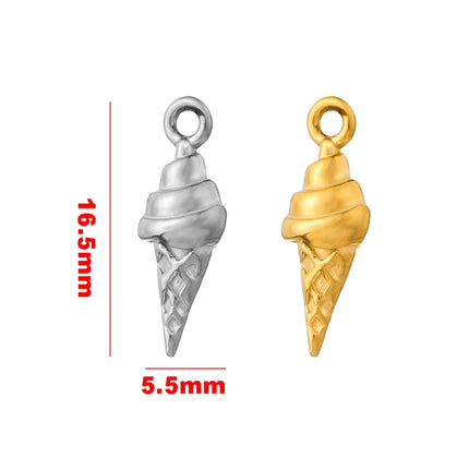 5pcs Creative Stainless Steel Moon Wine Cup Flower Spoon Fork Cat Bear Animals Small Pendants Charms for Jewelry Making Supplies