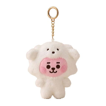 BT21 Anime Kawaii BABY Zoo Series Plush Doll Keychain Cute Cartoon Doll School Bag Pendant Decoration Birthday Gift Line Friends
