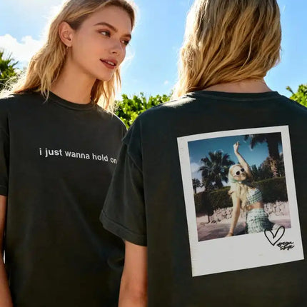 Fashion Y2K Hip Pop Tops Freya Skye Hip Hop Retro Print Cotton T-shirt Casual Loose Top Sports Street Wear Unisex Fans Gift