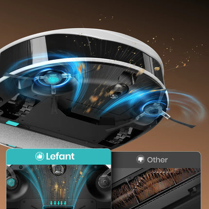 Lefant M265 2-in-1 Small Robot Vacuum Cleaner and Mop For Pet Hair Carpets Hard Floors