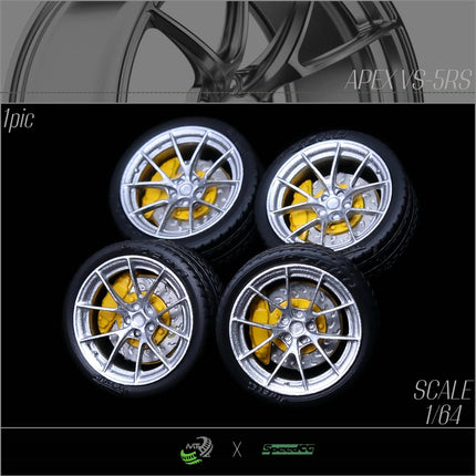 SpeedCG Model 1:64 Wheel Tire Diameter 12/11.4/11/10.5/10/9.4mm Car Model Modified Accessories Tires
