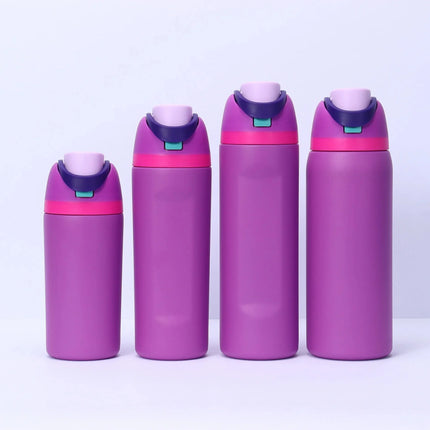 Portable Double-Sided Sport Water Fruit Cup Large Capacity Vacuum Insulated Stainless Steel 304 Two-Way Drinking Insulation Cup