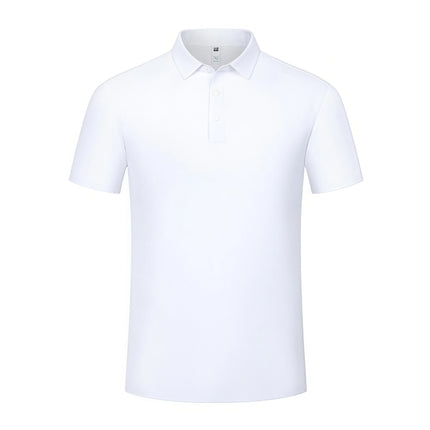 2025 New High End Polo Top for Men Short Sleeve Seamless Glue Pressing Sports Polo Shirt Work Uniform