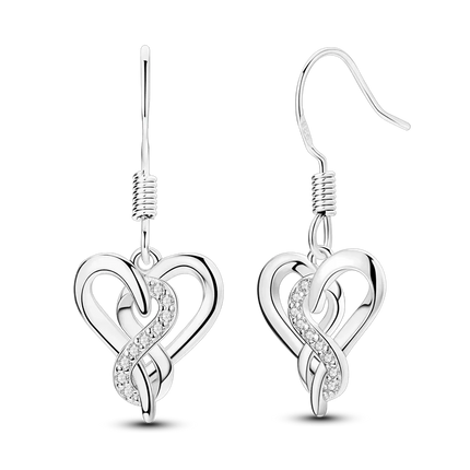 925 Sterling Silver Earrings Women 2025 Jewelry Hoop Ear Studs Sparkling Pave Earring Wedding Gift For Anniversary