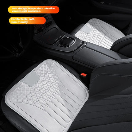 For VW Volkswagen POLO Tiguan R line Rline Flannel Car Seat Cushion, Non-Slip All-Season Auto Cushion Pad
