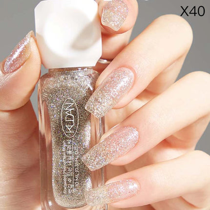 1PC 10ml Glass Bottle Water-Based Peel Off Nail Polish For Nails Colorful Chrome Varnish  Nail Art DIY Manicure No Need Lamp