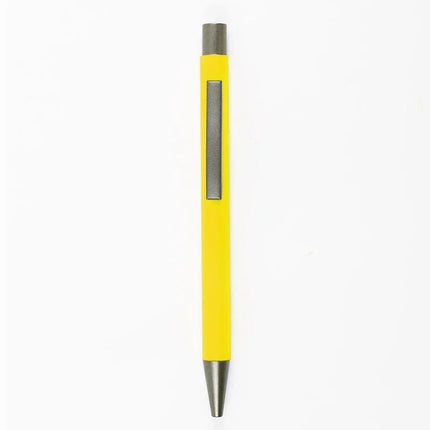 20-200 Pens Wholesale Metal Ballpoint Pen Advertising Pen Rubber Texture Custom Logo Text Laser Engraving Customizable Name Logo