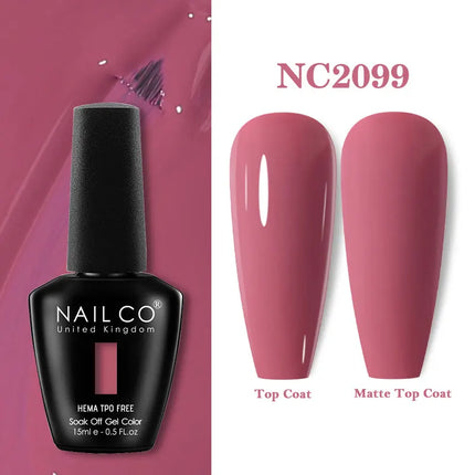 NAILCO 15ml Red Color Series Gel Varnish Coffee Gel Nail Polish Maximalism Reddish Gellak Design Brown Lacquer Nail Art Manicure