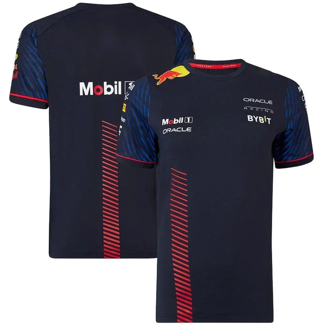 New Red Bull Men's Short Sleeve T-shirt Red Bull Brand Logo 3D Printed T-shirt Men's Outdoor Motorcycle Riding Summer Sports Top