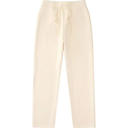 High-end sweatpants made of 350g American retro blended fabric, custom logo, casual and loose fit, breathable, large size sweatp