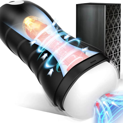Automatic Male Masturbator Cup 10 Speed 5 Vacuum Sucking Vagina Blowjob Penis Train Massager Sex Machine Adult Sex Toys For Men