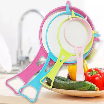 New 4Pcs Plastic Fine Mesh Filter Colander Soy Milk Sieve Flour Sieve with Handle Juice and Tea Filter Kitchen Tool colador de harina tamizador