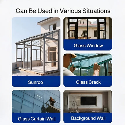 1/2/4PcsNeutral Structural Sealant Glass Glue High Strength Waterproof Adhesive For Doors Windows Sunrooms Construction Building