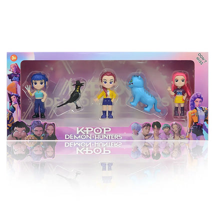 HOT K-pops D-emon H-unters Figure Rumi Zoe Mira anime polyvinyl chloride character collection desktop trinkets Childrens gift