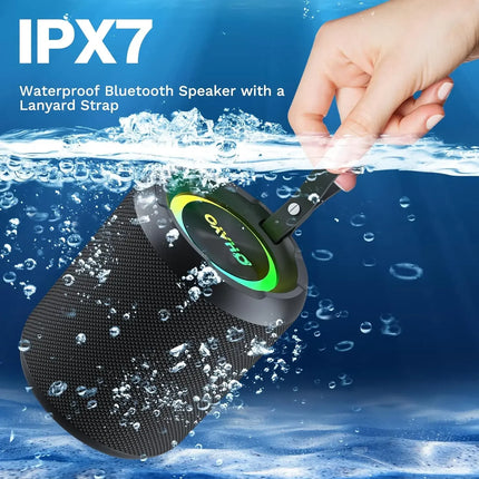 OHAYO 40W Portable Wireless Speaker - Waterproof IP67 with Lights Stereo Loud Sound And Deep Bass for Outdoor Speakers Gifts