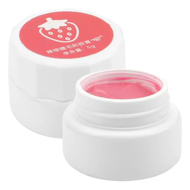 Professional Eyelash Glue Remover 5G Fruit Flavour Fragrancy Smell Remover Cream for Grafting Eyelash Extension Makeup Tools
