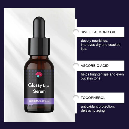 Instant Lip Plumping Essential Oil Nourishing Antiwrinkle Moisturising Sexy Lip Care Ultimate Plumping Lip Gloss Serum Cosmetics