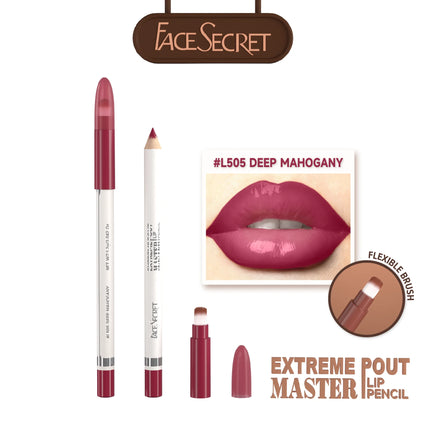 15 Color Matte Lip Liner Pen With Brush, Long Lasting Waterproof Velvet Matte Pencils - Smooth Application Makeup Kit Lip Makeup