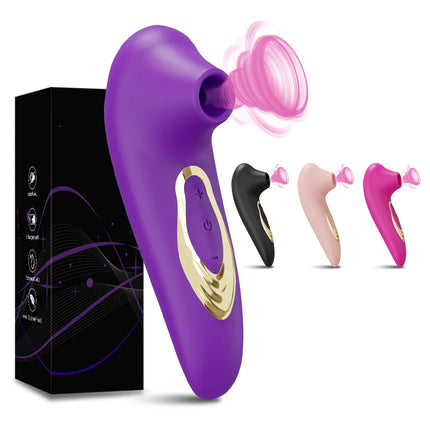 Powerful Clit Sucker Vagina Sucking Vibrator Female Clit Nipple Oral Vacuum Stimulator Massager Sex Toys Adults Goods for Women