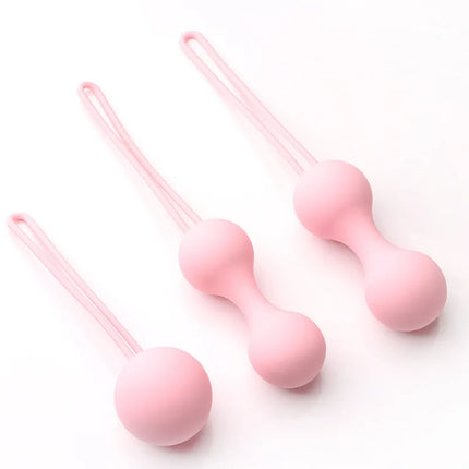 Silicone Kegel Exercise Balls – Vaginal Tightening Machine with Geisha Round Design, Essential Women’s Intimate Fitness Toy
