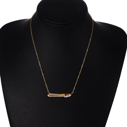 Minority Fashionable Bar Necklace for Women Gifts Gift Grace Feast Ball Wedding 1 dollar items