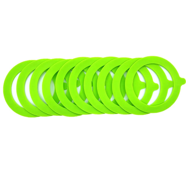 5Pcs Silicone Replacement Gasket Airtight Seals Rings Leak Proof Canning Seals for Glass Clip Top Jars Storage Containers
