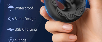 Spherical Sperm Lock Ring APP Bluetooth Remote Control Male Vibration Prostate Exercise Massage Vibration Ring Adult Product