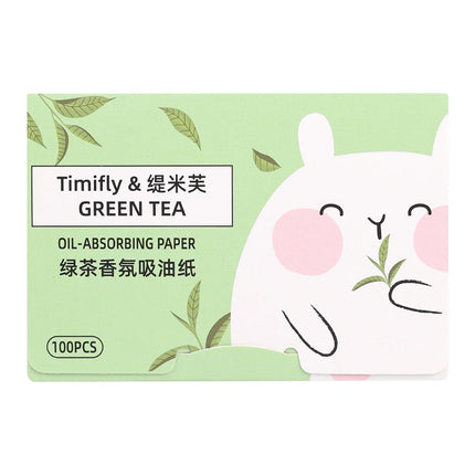 Green Tea Blotting Paper Oil Absorbing Sheets for Oily Skin Oil Control Face Makeup Blotting Paper Natural for Oily Skin Care