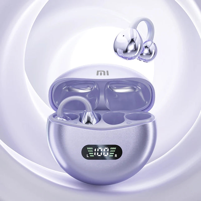 Xiaomi Open Ear Clip Earbuds ENC Wireless Bluetooth5.4 Headphone Noise Cancelling Earphone With Mic For Android iOS