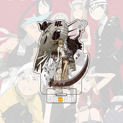 Anime Soul Eater 15cm Acrylic Character Black-star, Kid Standing Model Stand Desktop Decoration Gift