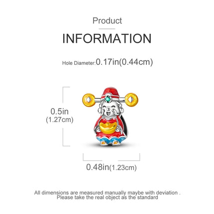 Charms Plata De Ley 925 Red Color Series Charm Red Elephant Animal Fruit Beads of Original Fits Women Anniversary Jewelry Charms