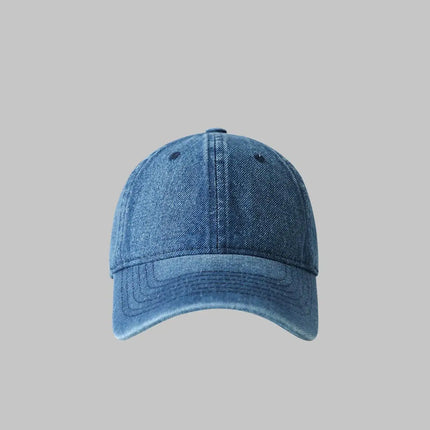 Baseball Cap Women Men Unisex Denim Washed Soft Top Sunshade Spring Summer Hats Retro Korean Solid Color Snapback Caps Female