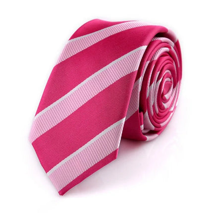 5cm Narrow Tie Fashionable Trend Tie Striped Polka Dot Flower Pattern Tie Student Personalized Accessory Casual Daily Matching