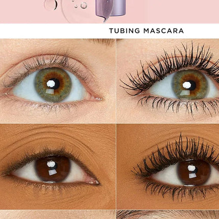 Tubular mascara waterproof, sweat-proof, non-smudge, long and curly eyeliner liquid combination set