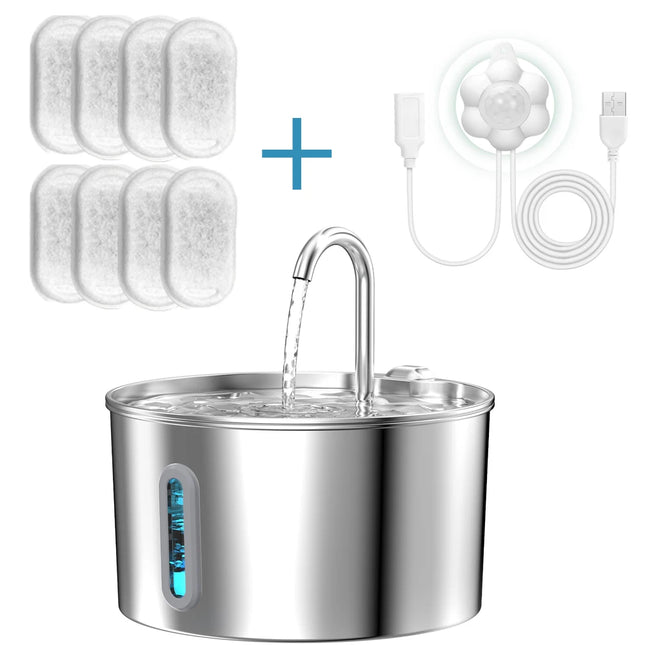automatic cat water fountain combo; automatic dog water fountain; separate cat water fountain filter; Can choose