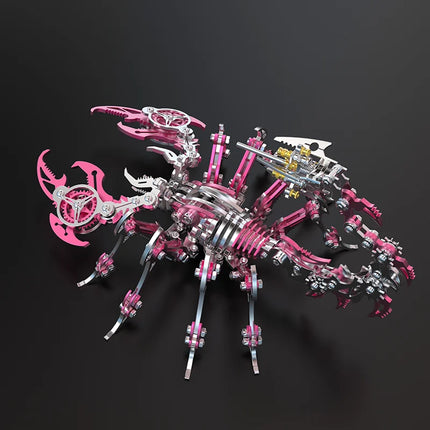 3D Metal Puzzle for Adults, Mechanical Scorpion Insect Model Kit, DIY Metal Building Puzzle Set, Assembly Toy Gift for Men Boys