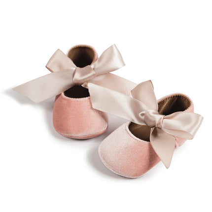 Infant Girl Princess Cute Bow Fringe Shoes Toddler Soft Rubber Sole Anti-Slip Footwear Crib First Walk Shoes 0-18 Months