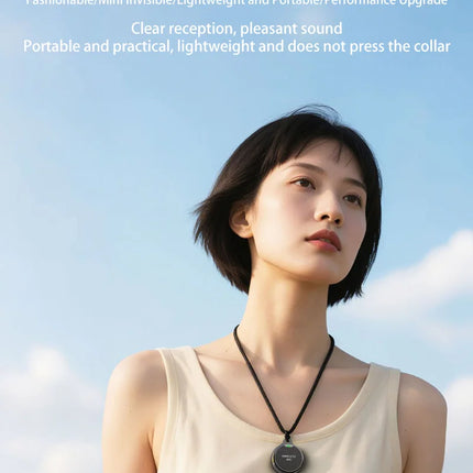Wireless Lavalier Microphone Outdoor Live Recording Interview Vlog Magnetic Noise Reduction Portable For iPhone Android