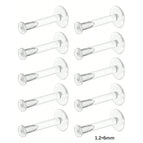 Barre droite / Labret, Lip Piercing Jewelry / Face|1.2x6mm