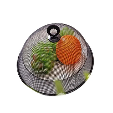 Mesh Food Cover Protective Round Shape Dish Lid Household Anti-Flying Vegetable Fruit Display Holder For Outdoors