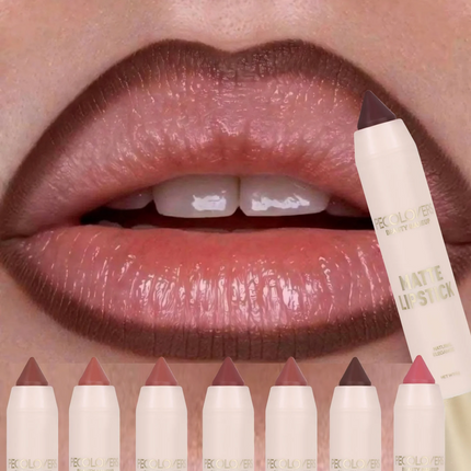 1 Pcs Matte Velvet Lipliner & Lipstick Pen, Smooth Easy To Apply, Precise To Definded Lip Lines, High Color Rendering Non-sticky