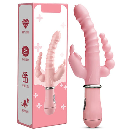  12 Speeds Dildo Vibrator G Spot Powerful Vibrating Cunnilingus Orgasm Sex Toys for Women Anal Stimulator Toys for Women Couple