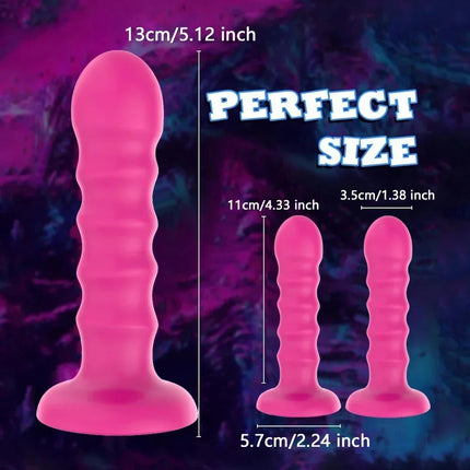 Unisex Dildo Anal Plug Suction Sex Toy Masturbator Anus Vagina Butt Plug Stimulation Massager For Men Women Gay Adult Games Play