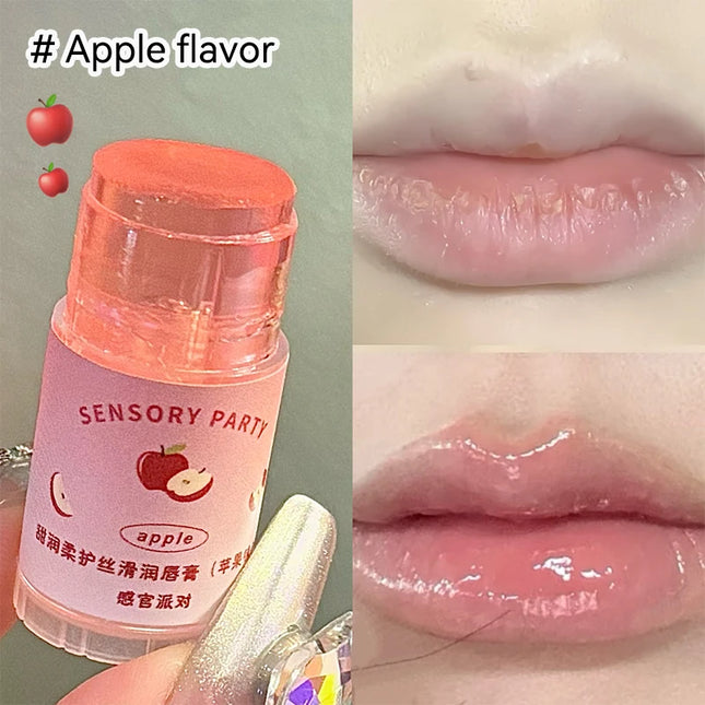 Sensory Party Fruit-Flavored Lip Balm |   Fragrance 8 Types of Natural Ingredients Soft Moisturizing Lip Lines Anti-Cracking Mini Package Portable Autumn and Winter Essential