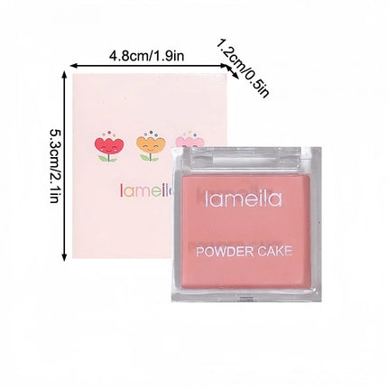 1Pc Face Blusher Matte Natural Cheek Tint Brighten Face Waterproof Face Contouring Cosmetics Blush Powder Soft Female Makeup