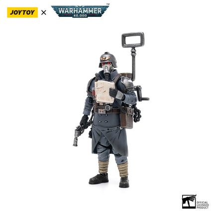 JOYTOY Warhammer 40k 1/18 Action Figures Astra Militarum Death Korps of Krieg Veteran Squad  Sergeant