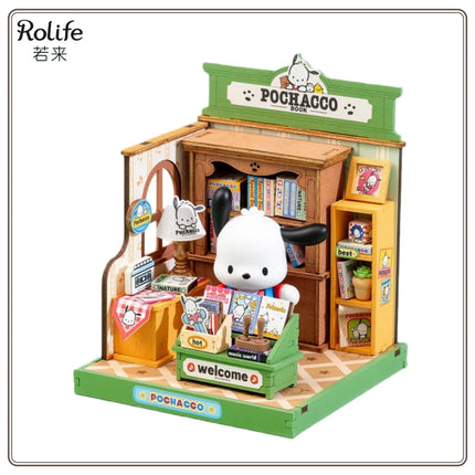 New Rolife Sanrio Dreamland Super Cute Diary Series DIY Handmade Music Box Surprise Assembly Toy Gift Original in Stock